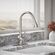 Kohler Treaty プルダウン式キッチン蛇口 ステンレススティール (R38616-LVS)