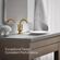 Kohler Facile センターセットバスルームシンク蛇口 ブラス (R38518-4D-2MB)