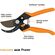 Fiskars ステンレススティール製剪定バサミ (394951-1002)