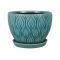 Trendspot  プランター ジオテックス ブルー 8インチ 2個セット (CR11020-08B) / PLANTER GEOTEX BLUE 8"