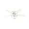 Hunter Fan Builder Low Profile  シーリングファン 52インチ ホワイト (53326) / FAN BLDR LOW PRFLE 52"WH