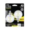 FEIT Electric LED電球 ソフトホワイト 4.5W 2個入 (BPG1640827LED2) / LED FEIT G16.5 40W EQ SW