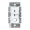 Lutron Skylark 調光スイッチ 600W ホワイト (S-600PH-WH) / DIMMER SLD/RK SP WHT600W