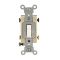 Leviton 商用4極トグルスイッチ 20A ホワイト (CS420-2WS) / COMM SWITCH 4/W 20A WHT