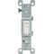 Leviton トグルスイッチ 15アンペア ホワイト 10パック (01451-02W) / SWITCH GRND SP 15A WHITE