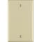 Leviton  ブランクウォールプレート １ギャング  アイボリー (86014-000) / BLANK WALLPLATE 1G IVORY