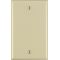 Leviton  ブランクウォールプレート １ギャング  アイボリー (86014-000) / BLANK WALLPLATE 1G IVORY