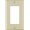 Leviton Decora GFCI/ロッカーウォールプレート 1ギャング (80401-00I) / DECORA WALLPLATE 1G IV