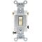 Leviton トグルスイッチ 20A ライトアーモンド (CS320-2TS) / TOGGL SWITCH3WAY LTA 20A