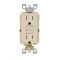 Leviton SmartlockPro AFCI コンセント 15A アーモンド (R02-AFTR1-0KT) / AFCI OUTLET TR LTA 15A