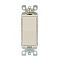 Leviton Decora ロッカースイッチ 15A ライトアーモンド 10個入 (05601-2TM) / DECOR SWITCH LTA 15A10PK