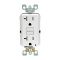 Leviton GFCIコンセント 20A ホワイト (GFTR2-0KW) / GFI ST RECEPT TR20A WHT