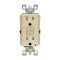 Leviton  GFCIコンセント 15A アイボリー (GFTR1-0KI) / GFI TR RECPT ST15A IVORY