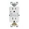 Leviton  GFCIコンセント 15A ホワイト (GFNL1-00W)  / GFI ST LIT RECPT TR WHT