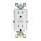 Leviton GFCIコンセント 15A ホワイト (GFTR1-0KW) / GFI ST RECEPT TR15A WHT