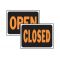 HY-KO プラスティック製サインプレート「Open/Closed」10枚入 (3045) / SIGN OPEN/CLOSED REVRSBL