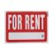 HY-KO プラスティック製サインプレート「For Rent」5枚入 (RS-603) / SIGN FOR RENT 18X24 PLST