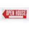 HY-KO プラスティック製サインプレート「Open House」5枚入 ( RS-803) / SIGN OPEN HOUSE 10X24