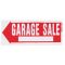 HY-KO プラスティック製サインプレート「Garage Sale」5枚入 (RS-804) / SIGN GARAGE SALE 10X24