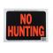 HY-KO アルミニウム製サインプレート「No Hunting」12枚入 (806) / SIGN NO HUNT AL 10X14"