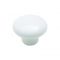 Amerock Allison ラウンド型キャビネットノブ ホワイト (232WHT) / KNOB 1.25"RND CERAMIC WH