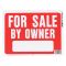 HY-KO サインプレート「For Sale by Owner 」10枚入 (20604) / SIGN 4 SALE BY OWNER9X12