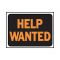 HY-KO プラスティック製サインプレート「Help Wanted」10枚入 (3034) / SIGN HELP WANT9X12"PLSTC