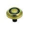 Amerock Allison ラウンド型キャビネットノブ ブラッシュドブラス (BP3423BB) / KNOB TRAD1-1/4BUR BRASS