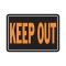 HY-KO アルミニウム製サインプレート「Keep Out」12枚入 (807) / SIGN KEEP OUT AL 10X14"
