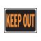 Y-KO プラスティック製サインプレート「Keep Out」10枚入 (3010) / SIGN KEEP OUT 9X12"PLSTC