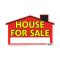 Hy-Ko 「HOUSE FOR SALE」 サインプレート  5枚入 (22120) / HOUSE FOR SALE SIGN 9X12