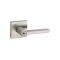 Kwikset Halifax スティール製エントリーロックレバー サテンニッケル仕上げ (91560-007) / ENTR LOCK LVR HALIFAX SN