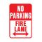 HY-KO アルミニウム製サインプレート「No Parking Fire Lane」 (HW-26)  / SIGN NO PARK FIRE LANE