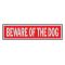 Hy-Ko サインプレート 「Beware of Dog」10枚入 (441) / SIGN BEWARE DOG2X8"ALUM