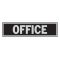 HY-KO アルミニウム製サインプレート「Office」10枚入 (431) / SIGN OFFICE 2X8" ALUM