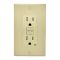 Leviton Decora AFCI/GFCI デュアルコンセント 15A アイボリー (AGTR1-I) / AFCI/GFCI OUTLET 15A IV