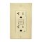 Leviton Decora AFCI/GFCI コンセント 20A アイボリー (AGTR2-I) / AFCI/GFCI OUTLET 20A IV