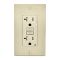 Leviton Decora AFCI/GFCI コンセント 20 amps ライトアーモンド (AGTR2-T) / AFCI/GFCI OUTLET 20A LA