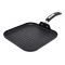 Starfrit The Rock スクエア型アルミニウム製グリルパン 10インチ ブラック (0303210060000) / GRILL PAN 10"SQR B/W