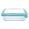 Anchor Hocking 食物保存コンテナ 6カップ 4個入 (13100AHG17) / STORAGE BOWL FLAT 6 CUP