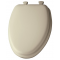 Mayfair ビニールクッション式トイレ便座 細長型 ボーン (113EC-006) /  TOILET SEAT ELNG PRM BN