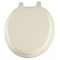 Mayfair ビニールクッション式トイレ便座 丸型 ボーン (11-006) / TOILET SEAT RND SFT BONE