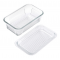 Lifetime ガラス製バターディッシュ4個セット (5078594) / DISH&COV BTTER/CREAM CH