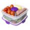 Sistema  サラダ用コンテナ 4個セット (21356) / KLIP IT SALAD TO GO 4.5C