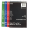 Mead スパイラルバインド式幅広罫線付メモ帳 80枚 12冊 (43080) / NOTEBOOK STENO 80CT 6X9