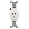 Leviton コンセント ホワイト (T5015-W) / SINGLE TR OUTLET 15A WHT