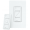 Lutron Caseta リモートコントロール付調光スイッチ ( P-PKG1W-WH-R )/ DIMMER W/ PICO REMOTE
