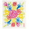 Wet-It! ディッシュクロス フローラルブーケ柄 (2854-WP-143) / GRMT DISHCLOTH BOUQUET