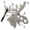 UST Brands Tool A Long ヘラジカ型マルチツール (20-02763) /MULTI TOOL A LONG MOOSE