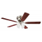 Westinghouse Contempra IV シーリングファン ブラッシュニッケル (72320) / CEILING FAN BRSH NKL 52"